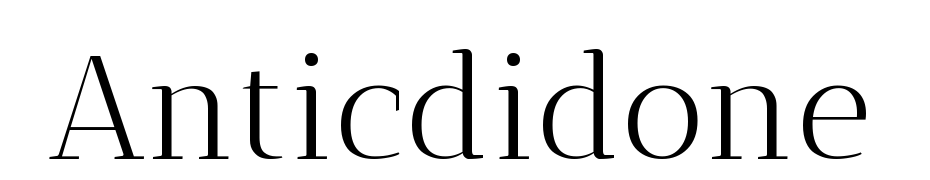 Antic Didone Font Download Free
